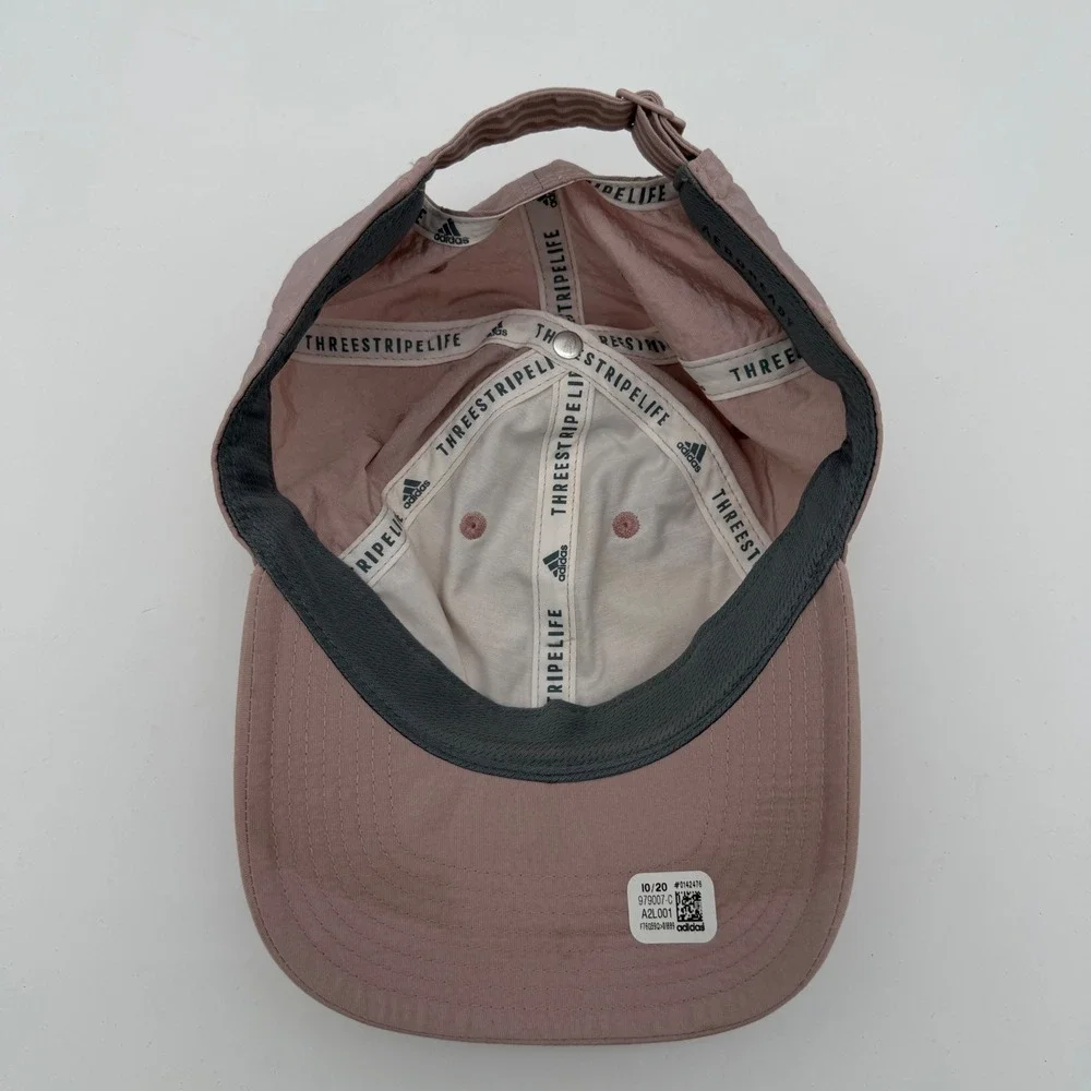 Adidas Aeroready Baseball Hat Pink Mauve Adjustable Strapback Cap 979007-C